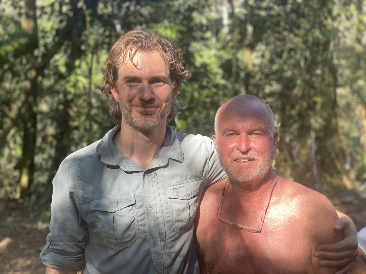 Braden Abraham and Gordon Hempton in Ecuador